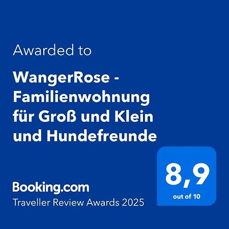 Wangerrose - Familienwohnung Fuer Gross Und Klein Und Hundefreunde Wangerooge Εξωτερικό φωτογραφία